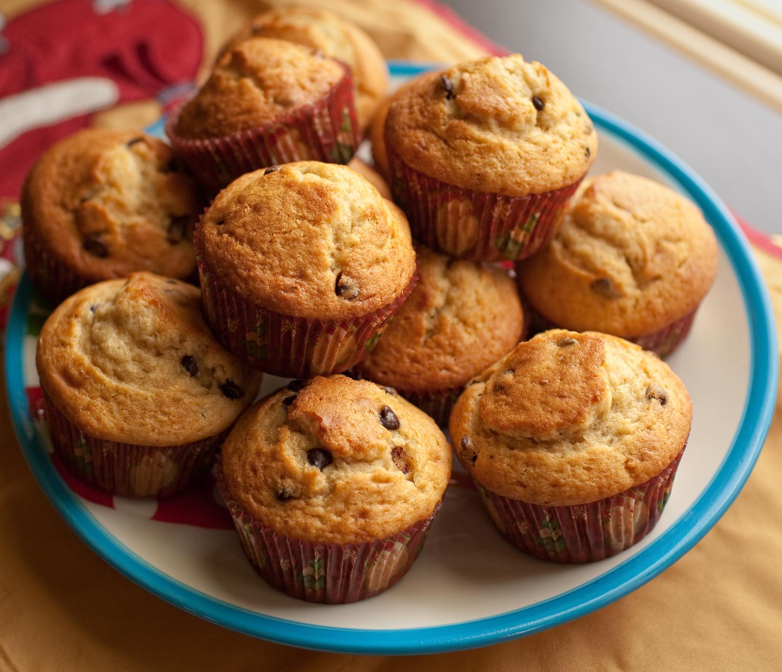 Eat A Desserts & We'll Reveal Your Favorite Color Quiz Chocolate chip muffins