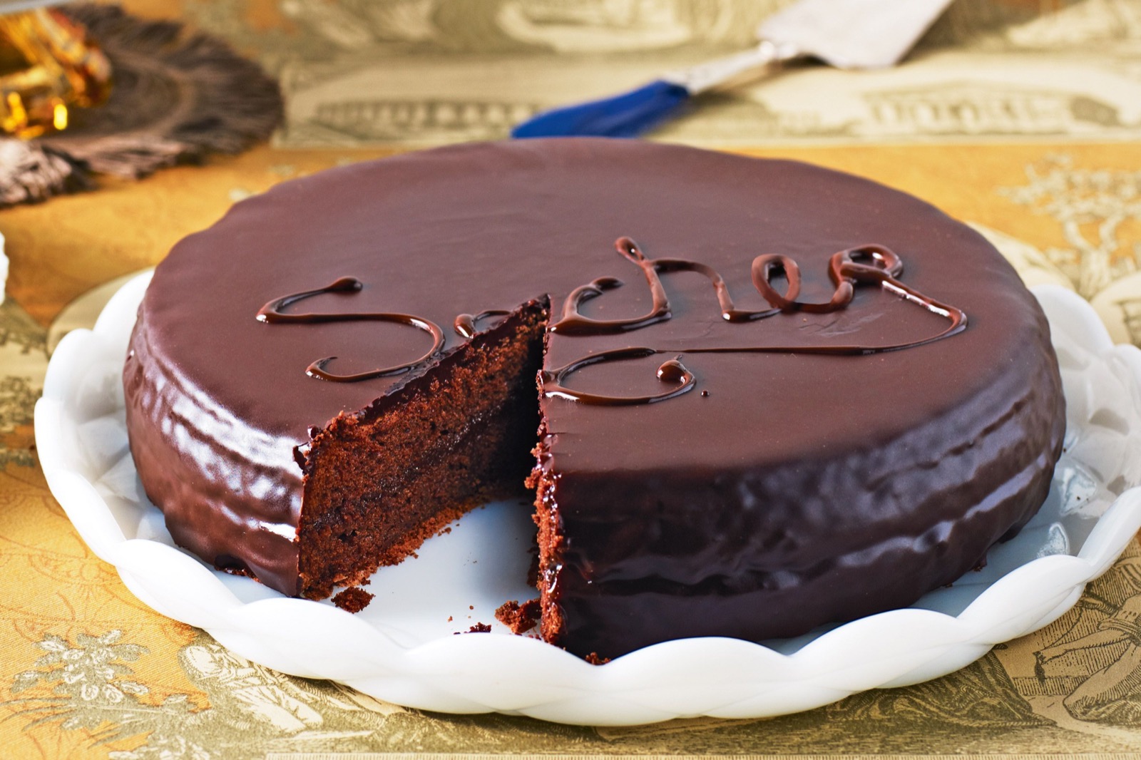 Chocolate Buffet Quiz Sachertorte (Austrian chocolate cake)