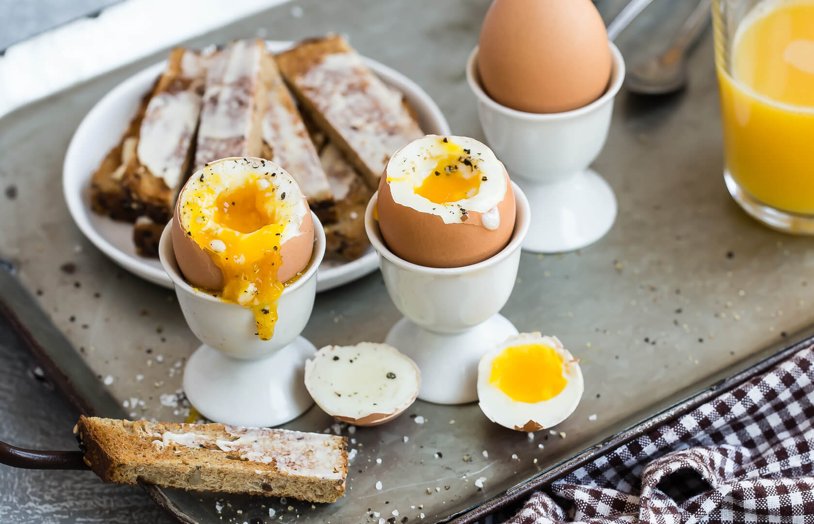 Bread Trivia Quiz Soft boiled egg and soldiers