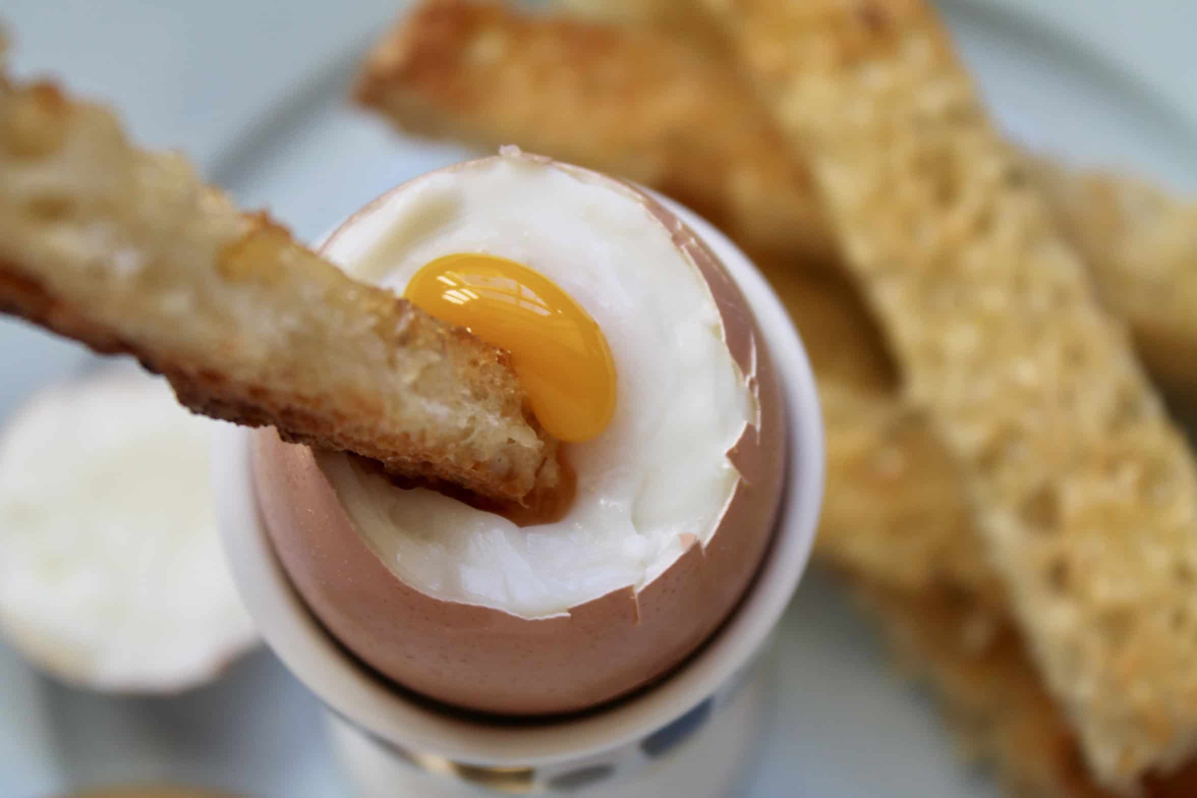Egg Trivia Quiz Soft boiled egg and soldiers