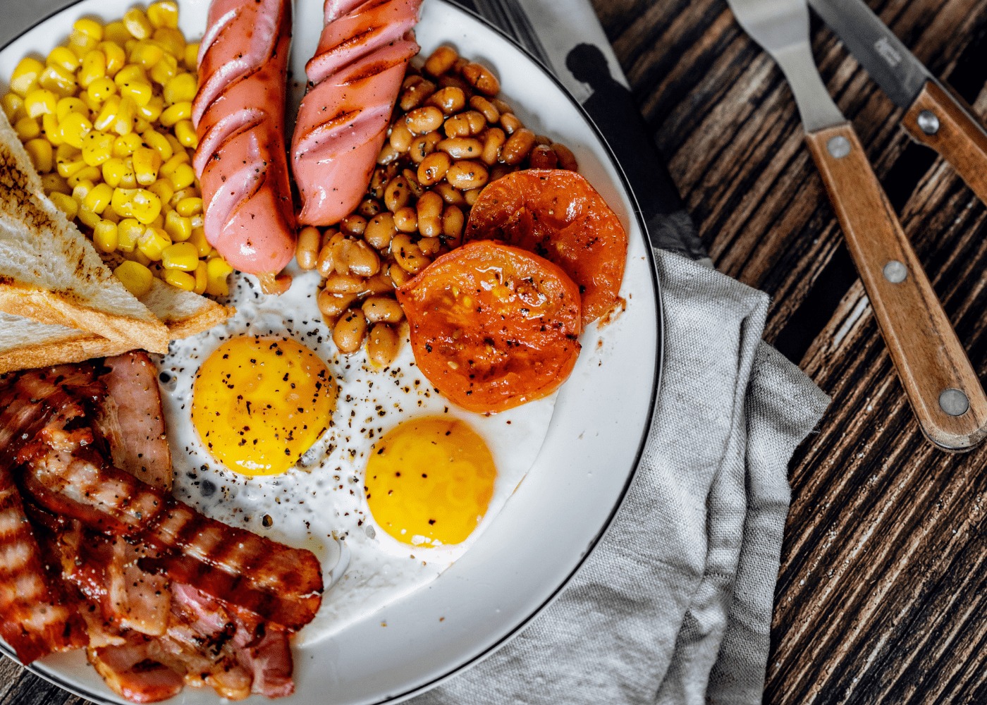 Pick Breakfast Food to Know Which Trendy Job Suits You Quiz Full English Breakfast