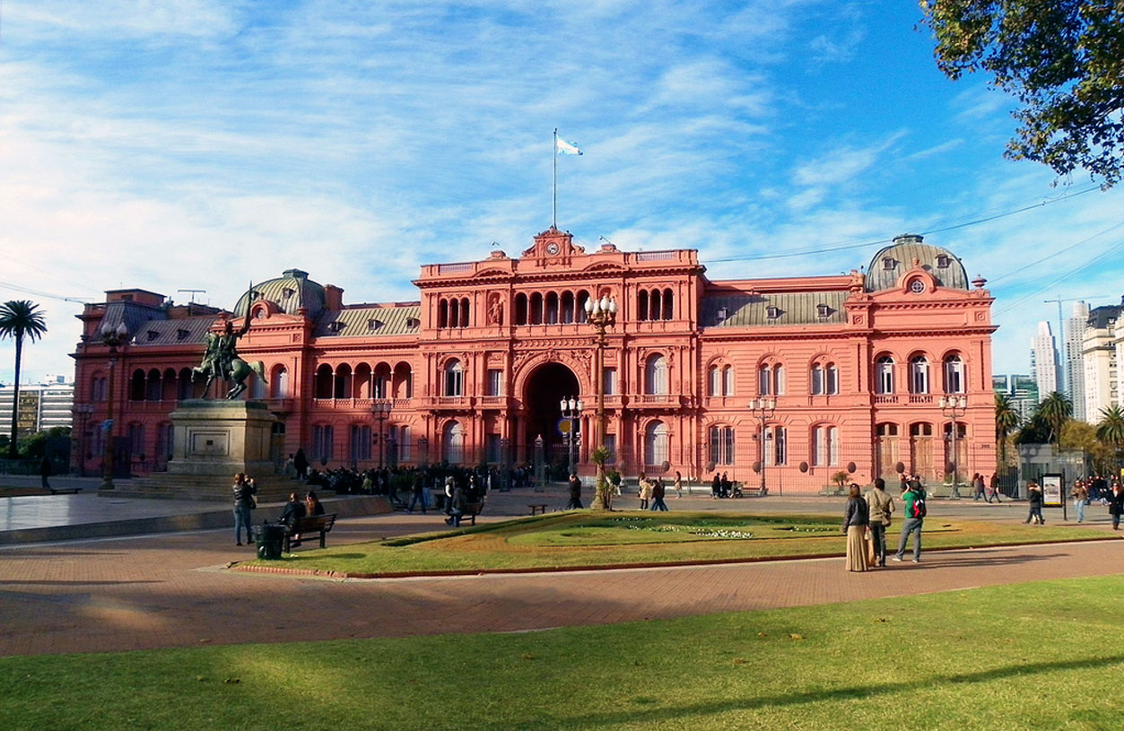 This Geography Quiz Is 🌈 Full of Color – Can You Pass It With Flying Colors? Casa Rosada (Pink House), Buenos Aires, Argentina