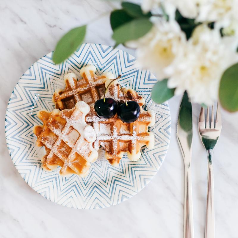 It's Wild, I Know, But I'll Guess Generation You're Fro… Quiz Waffles with cherries and powdered sugar