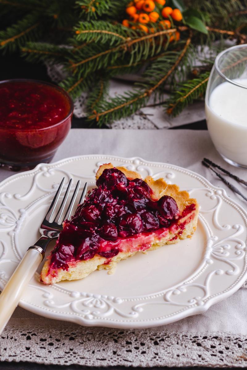 Pink Buffet Quiz Cherry pie