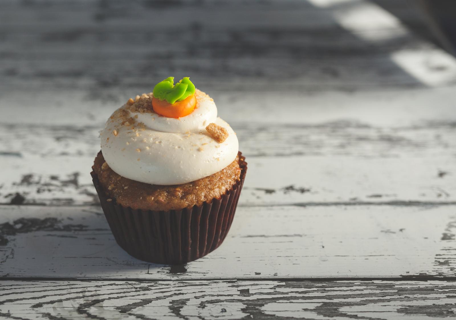 Ice Cream Feast Quiz 🍦: What Weather Are You? 🌩️ Carrot cake cupcake