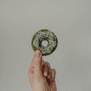 Eat Bougie Brunch To Know What Holiday Matches Your Vibe Quiz Dark lime doughnut
