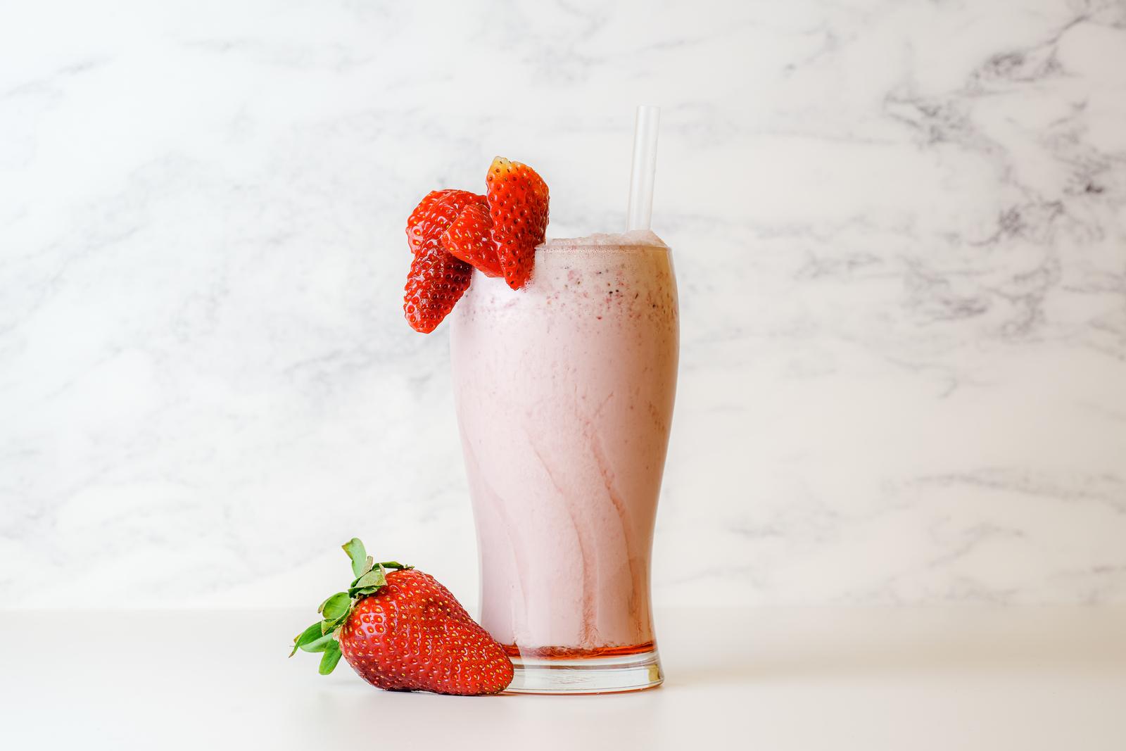 Eat Your Way Through a Rainbow 🌈 and We’ll Reveal the Color of Your Aura 👤 strawberry milkshake