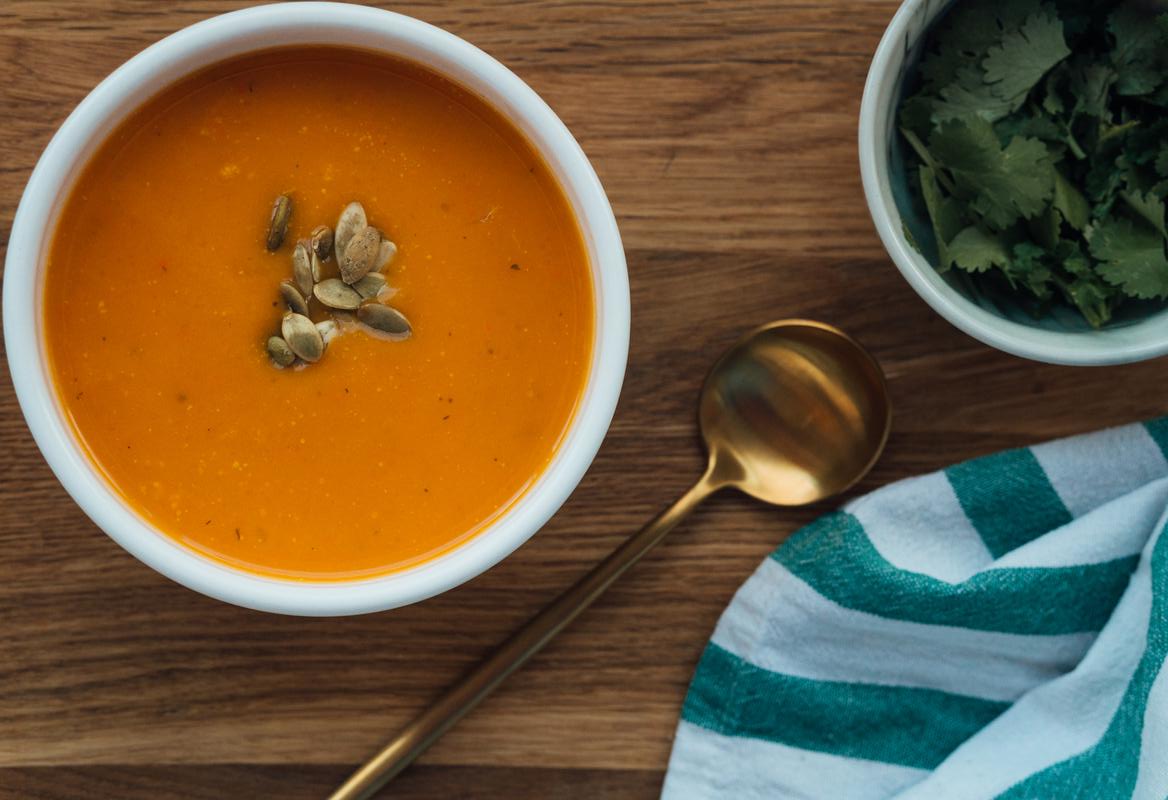 Pick a Food for Every 🌈 Color and We’ll Tell You the Age of Your Taste Buds Pumpkin soup