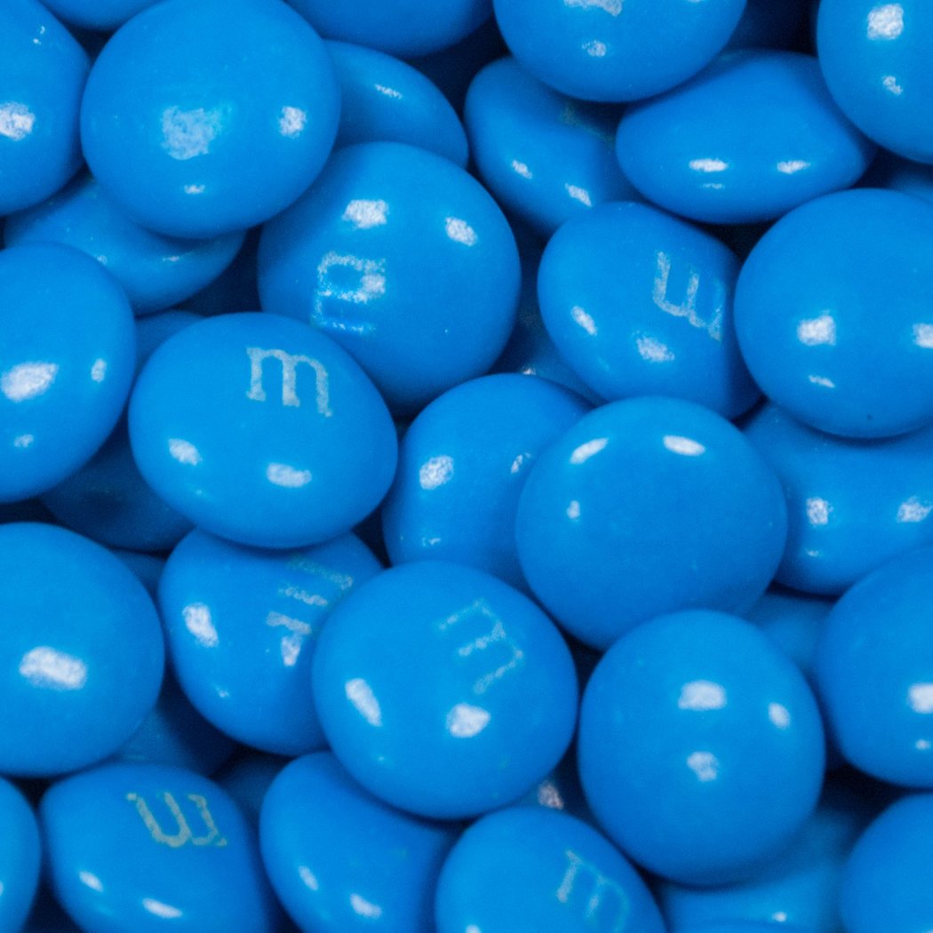 Eat Your Way Through a Rainbow 🌈 and We’ll Reveal the Color of Your Aura 👤 Blue M&Ms