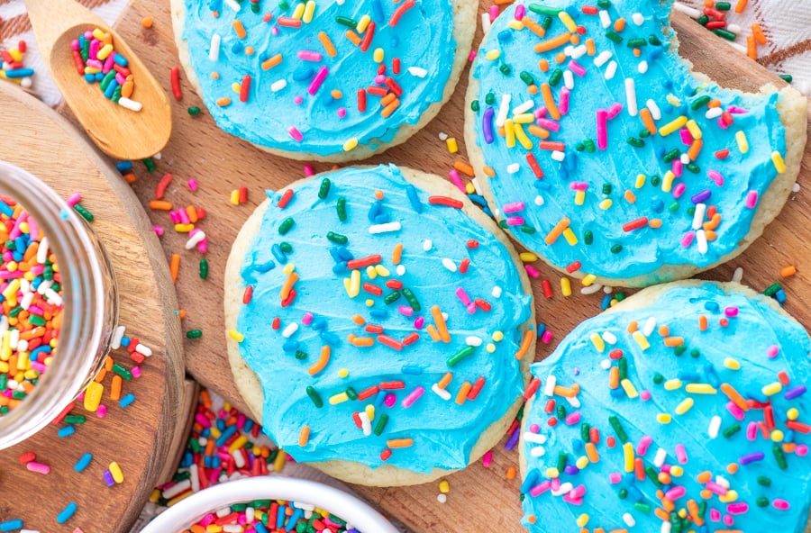 Blue Food Personality Quiz Blue sugar cookie