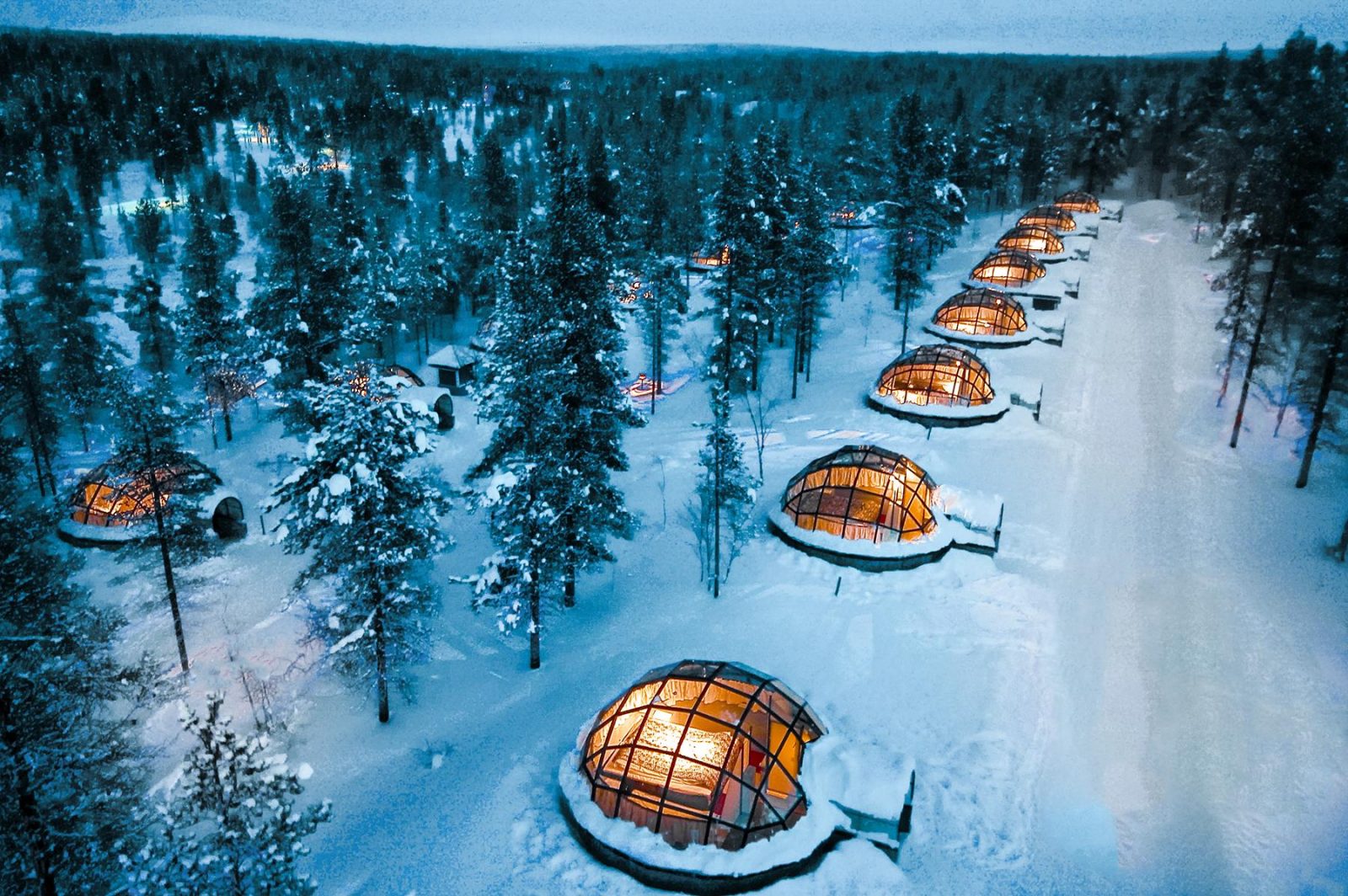 This Travel Quiz Is Scientifically Designed to Determine the Time Period You Belong in Sleep in one of these glass igloos in Lapland, Finland