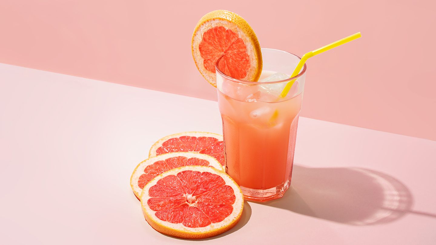 Eat Your Way Through a Rainbow 🌈 and We’ll Reveal the Color of Your Aura 👤 Grapefruit juice