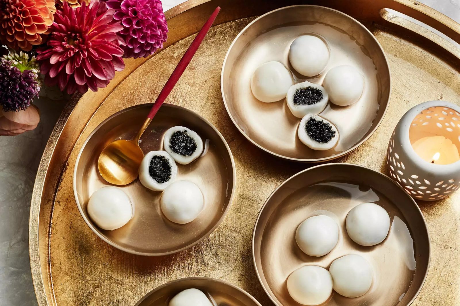 Eat Some 🍰 AI Randomly Generated Desserts to Determine If You’re an Introvert or Extrovert 😃 Black sesame tangyuan (glutinous rice balls)