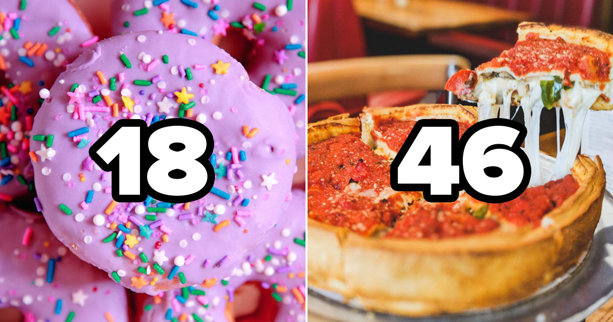 Pick Food for Every Color to Know Age of Your Taste Buds Quiz