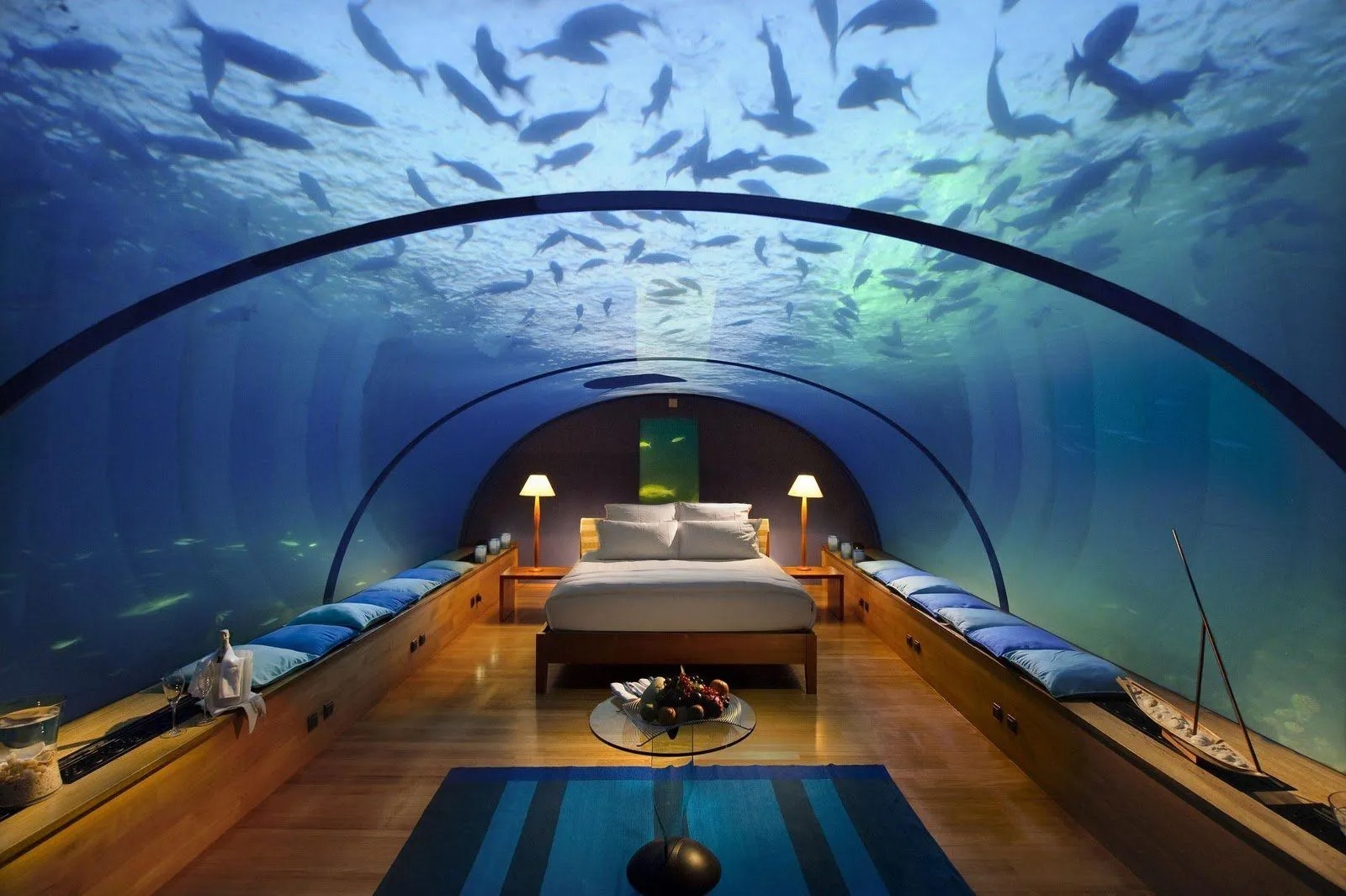 Quiz Answers Beginning With N Conrad Maldives Rangali Island underwater hotel