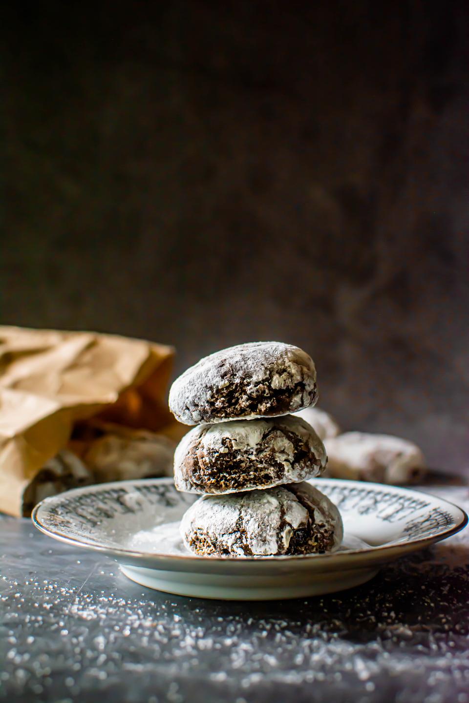 Christmas Food New Year Prediction Quiz Mocha crinkle cookies