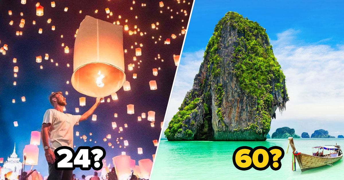 Plan a Vacation in 🌴 Thailand and We’ll Reveal the Real Age Group You Belong in