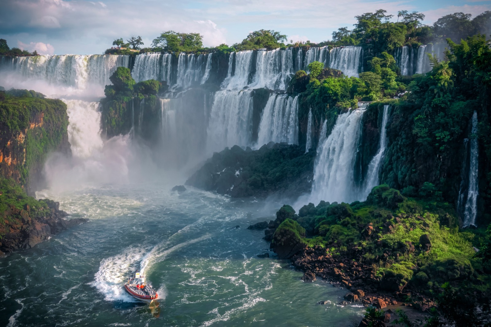 We Know How Brave You Are Based on the Adventurous Activities You Are Willing to Take Part in Boat under the Iguazú Falls