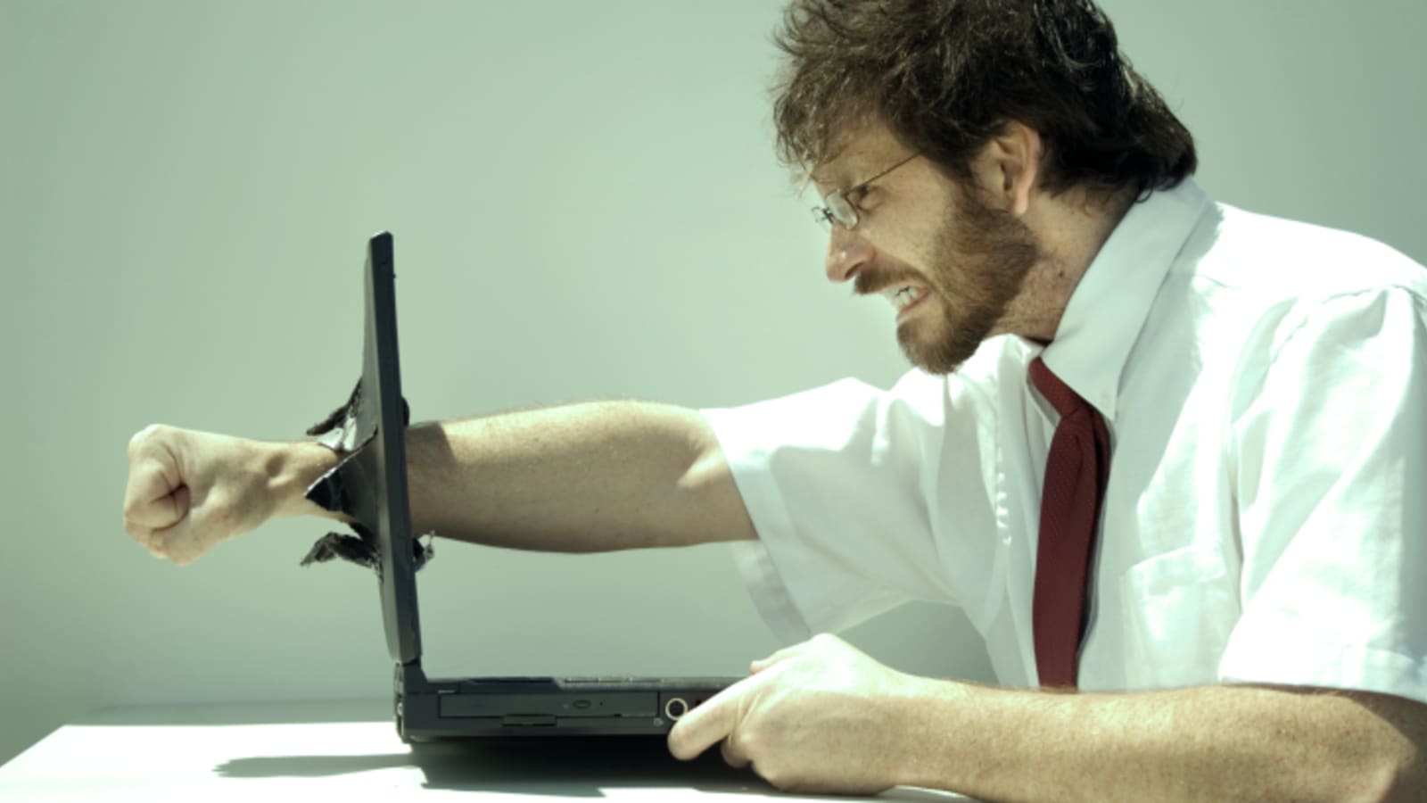 We'll Gauge Your Mental Strength By Your Reaction To Un… Quiz I punch a hole in my computer