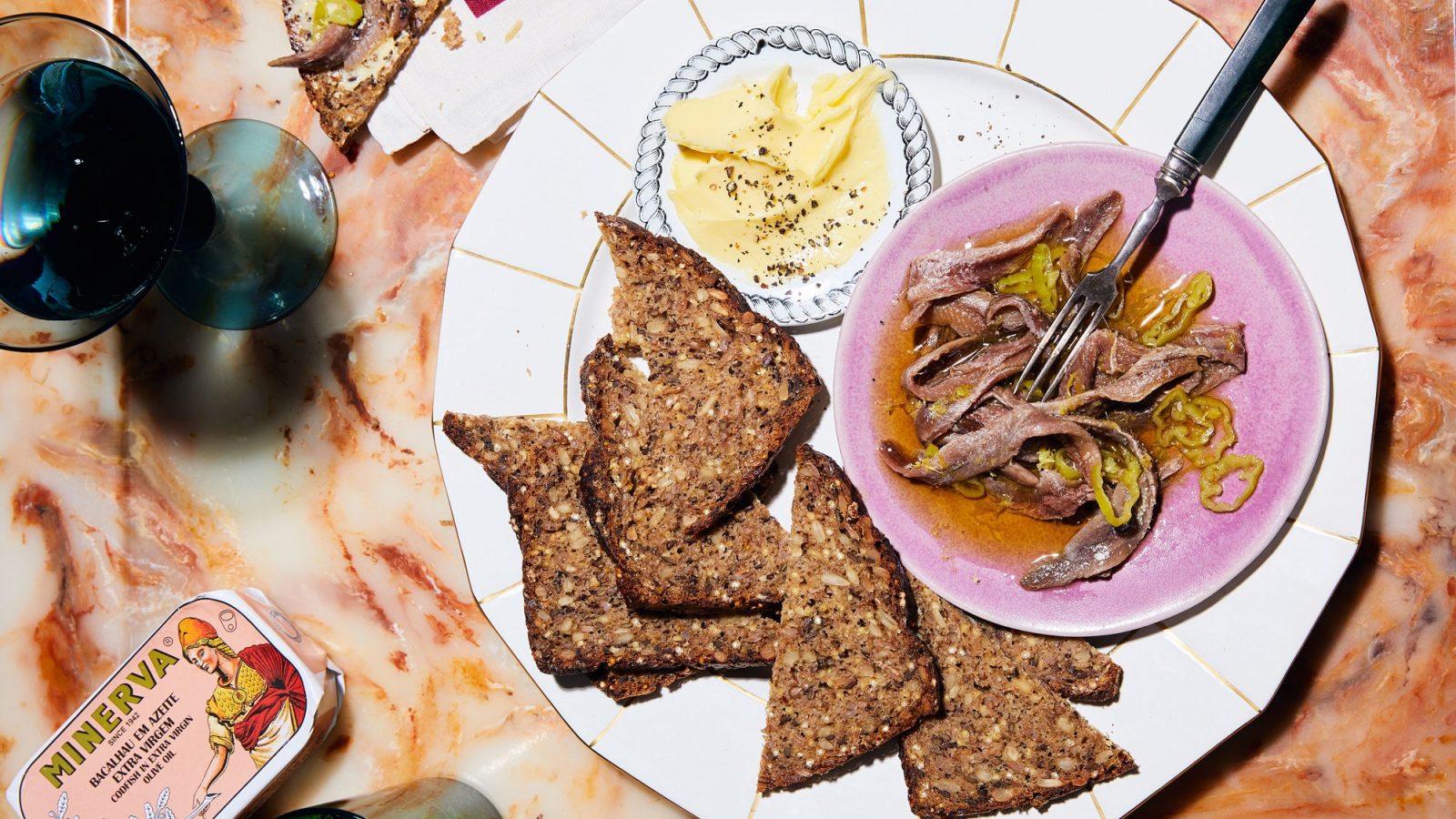 Polarizing Food Afterlife Quiz Marinated Anchovies With Bread and Butter