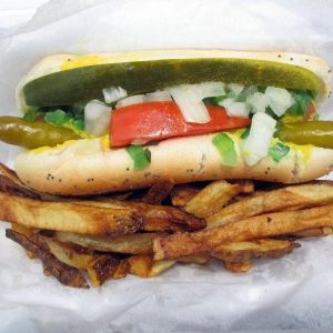 American Food Vibe Quiz Chicago-style hot dog