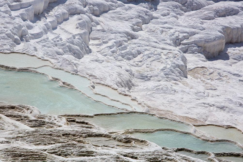 Can You Match These Extraordinary Natural Features to Their Respective Countries? Pamukkale Thermal Pools