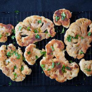 New Year's Eve Dinner Quiz Roasted cauliflower