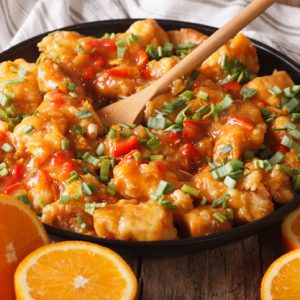 This Food Quiz Will Tell You Which 3 Words Perfectly Describe You Orange chicken