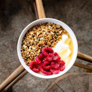 Cozy Fall Day Quiz Fresh fruit with yogurt