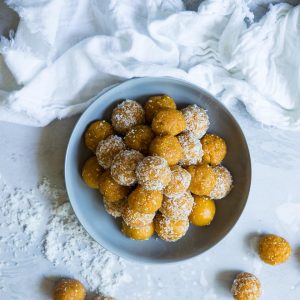 Breakfast A-Z Quiz Turmeric ginger energy balls
