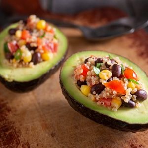 Appetizers Quiz Quinoa-stuffed avocados