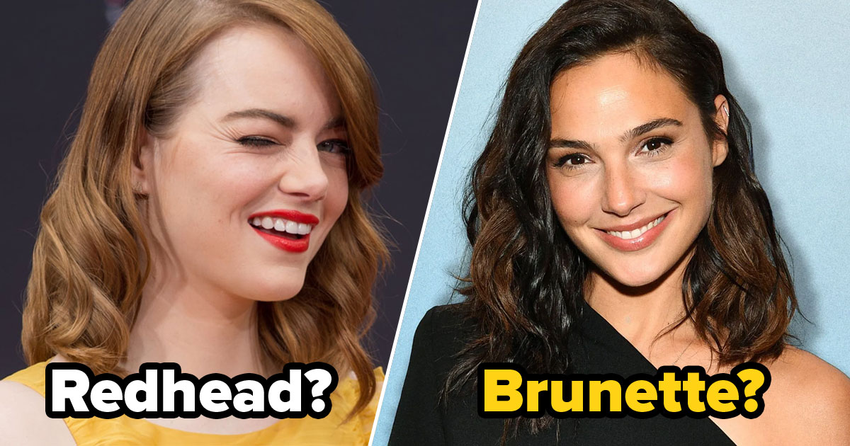Can I Actually Guess Your ‍ Hair Color Based On How You Rate These  Beautiful Celebrities?