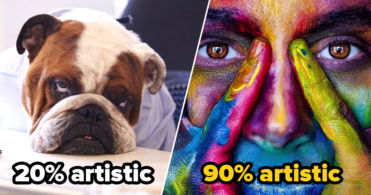 🎨 What % Artistic Are You? Quiz