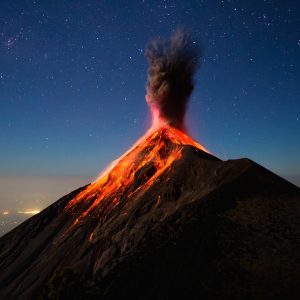 Moon Quiz Volcanic eruption