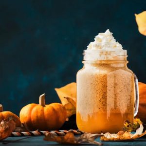 Fall Food Quiz Pumpkin spice milkshake