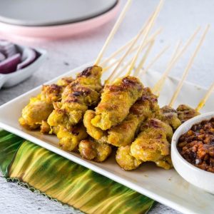 Past Life Food Quiz Satay skewers