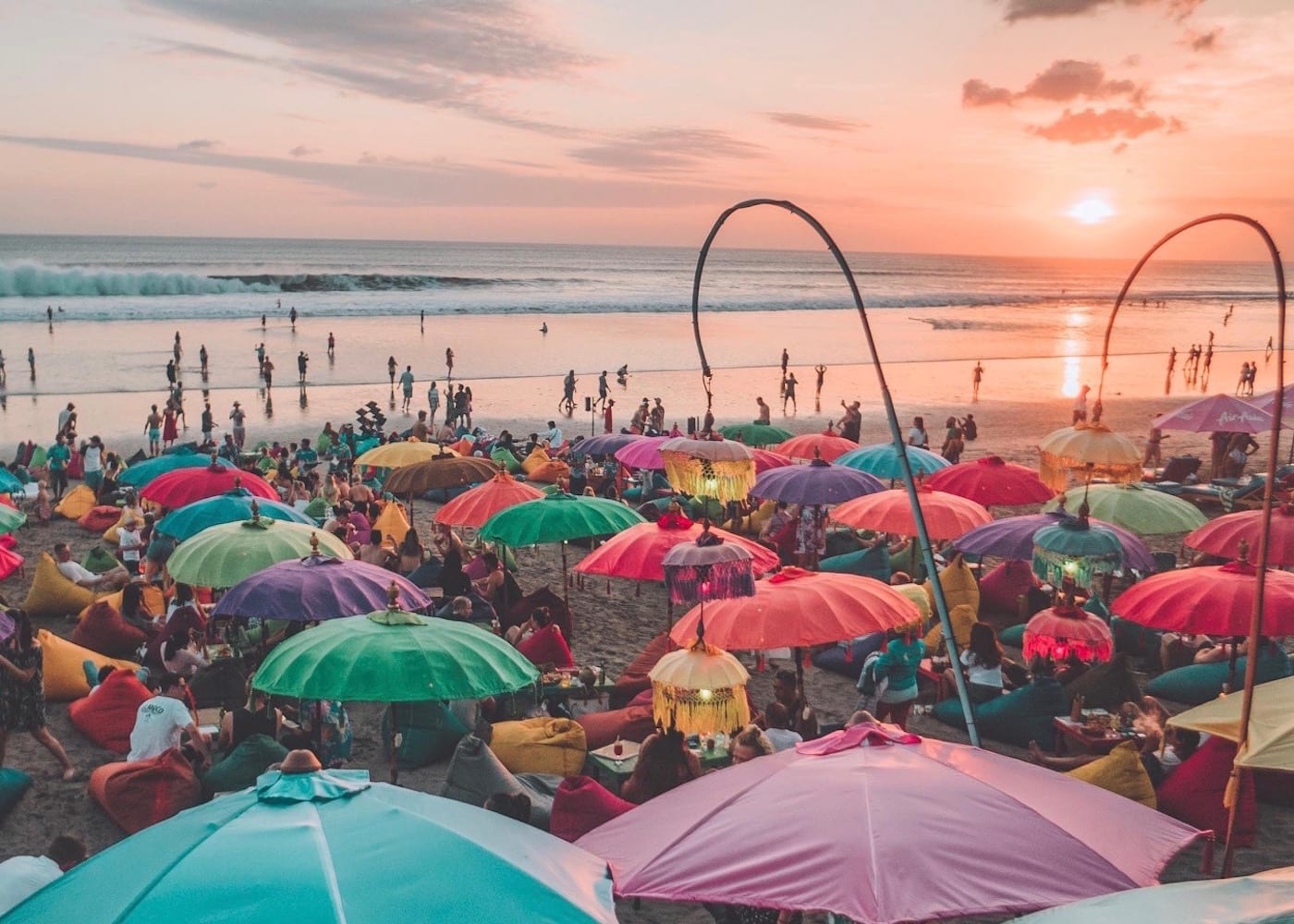 Seminyak Beach in Bali, Indonesia