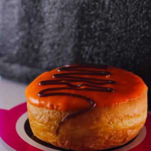 Food Adventure Quiz 🌈: What Unique Dog Breed Are You? 🐕 Orange-glazed donut