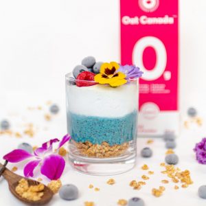 Enjoy Rainbow Breakfast & I'll Guess Age Food Quiz Spirulina parfait