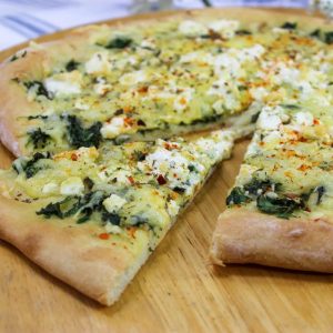 Pizza And Italian Dessert Quiz Spinach and feta pizza