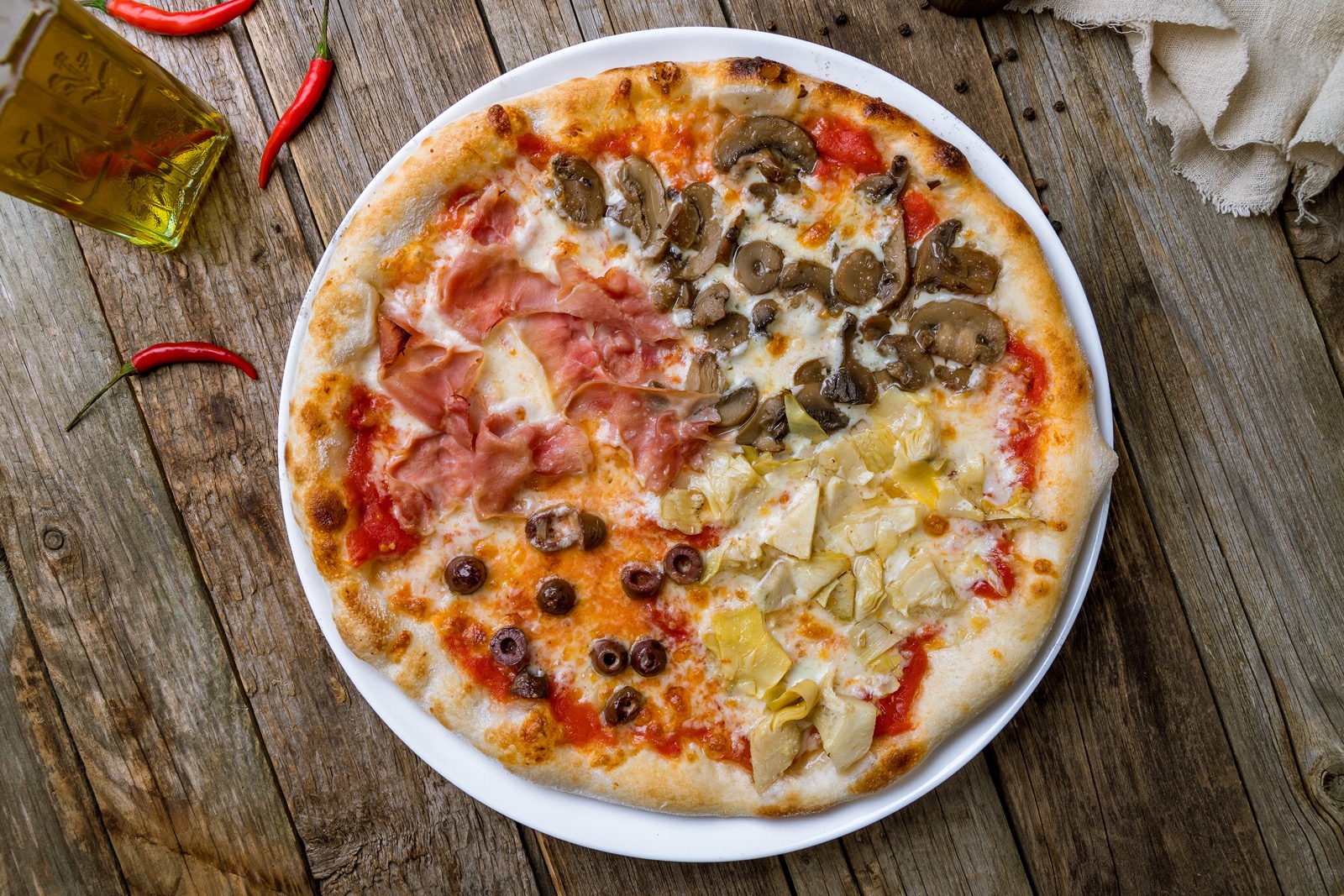 What Flavor Are You? Quiz Pizza quattro stagioni