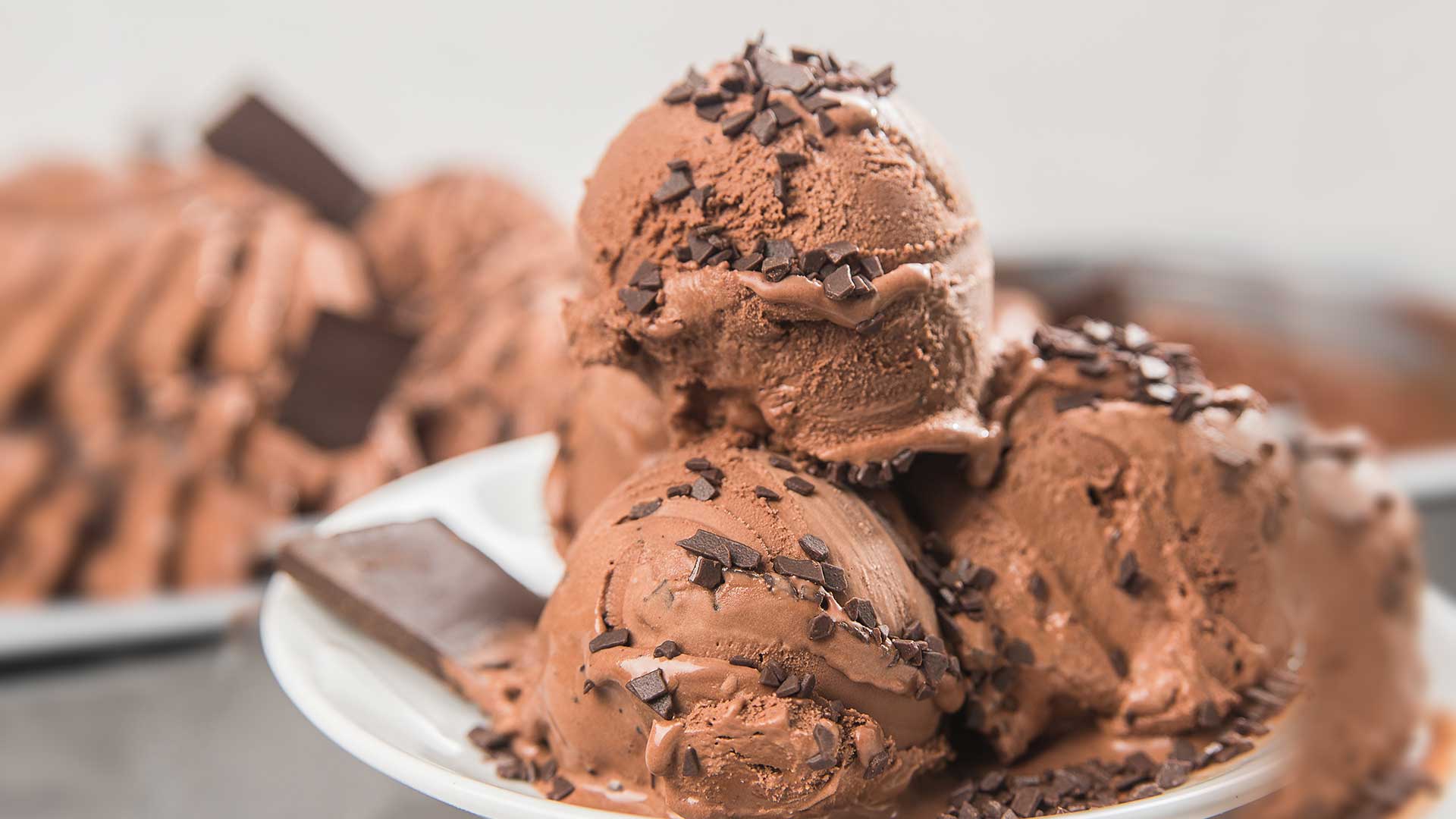 Eat a Bunch of Snacks, 🍦 Ice Cream, 🍕 Pizza and 🍔 Burgers to Learn What Your True Age Is Double Chocolate chocolate chip ice cream