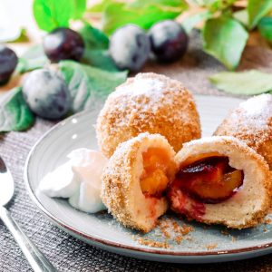 International Desserts Quiz Zwetschgenknoedel (plum dumplings)