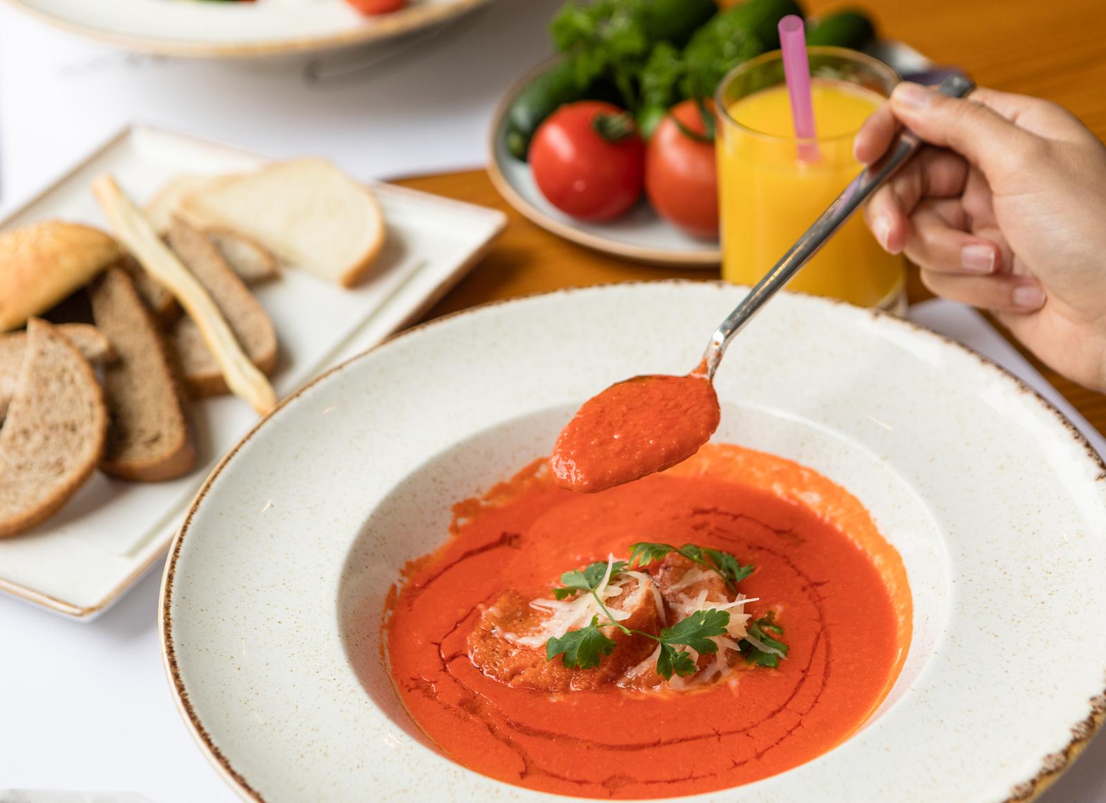 Eat at a Global Food Extravaganza to Determine the Season That Best Represents You Gazpacho
