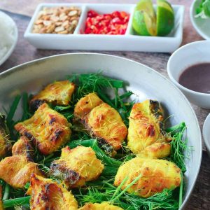This Seafood Buffet Quiz Will Reveal What Sea Creature You Are Chả cá (Vietnamese grilled fish with dill and turmeric)