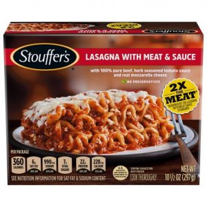 Shop For Ready-To-Eat Meals At Grocery Store To Know Yo… Quiz Stouffer’s Classic Lasagna with Meat & Sauce