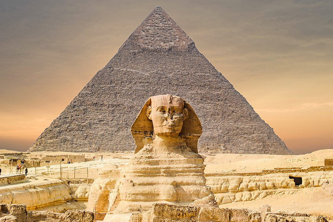 Great Sphinx & Great Pyramid of Giza, Cairo, Egypt