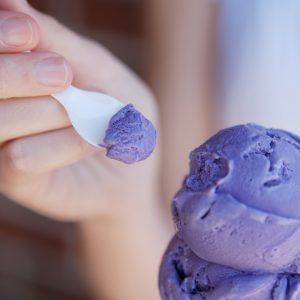Eat Your Way Through a Rainbow 🌈 and We’ll Reveal the Color of Your Aura 👤 Ube ice cream