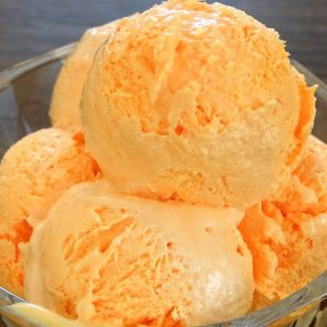 Ice Cream Buffet Quiz🍦: What's Your Foodie Personality Type? Orange ice cream
