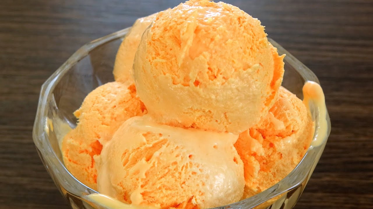 Pick Orange Foods & We'll Match You With Fall Activity Quiz Orange ice cream